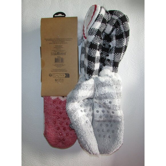 Fun and Cozy Slipper Socks - 3 Pairs - NEW - Picture 9 of 14